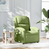 vidaXL Fauteuil Verstelbaar Fluweel Lichtgroen - 53% Korting