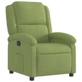 vidaXL Fauteuil Verstelbaar Fluweel Lichtgroen - 53% Korting