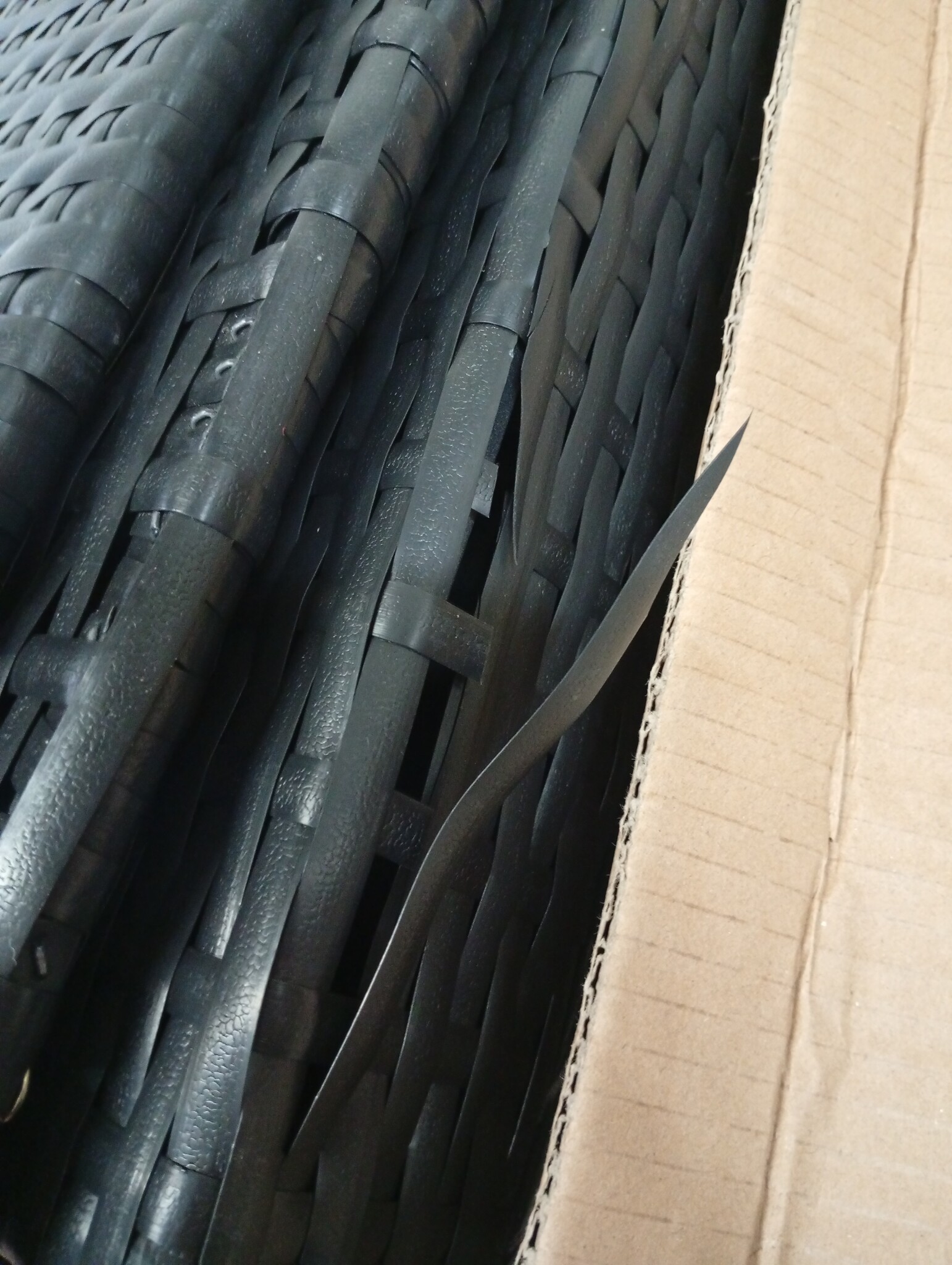 vidaXL 3-delige Loungeset met Kussens | Poly Rattan Zwart | -59%