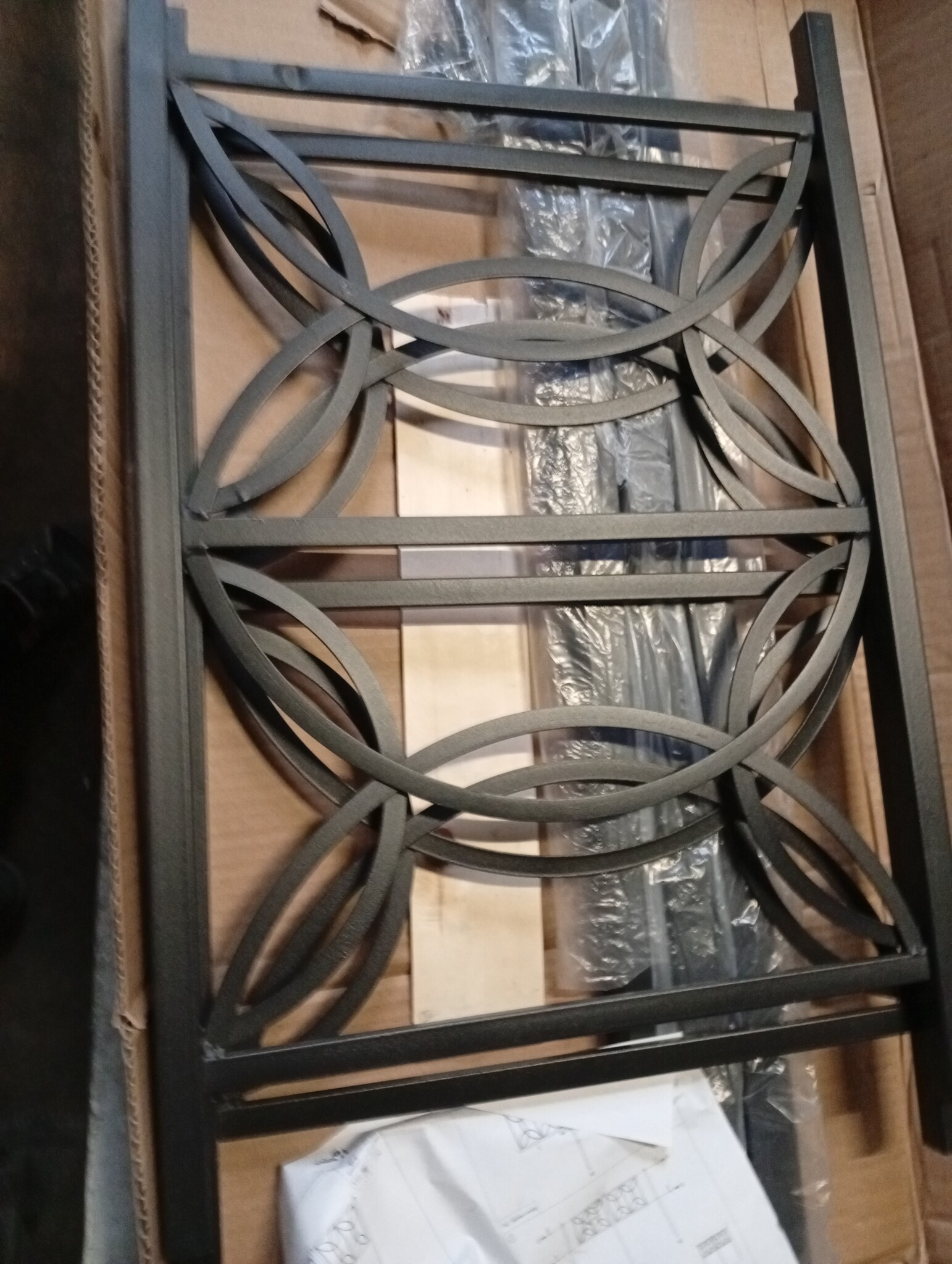 vidaXL Hoofdbord Metaal Zwart 135 cm - 68% Korting!