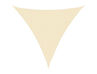 vidaXL Zonnezeil 4x4x4m HDPE Crème - 65% Korting!