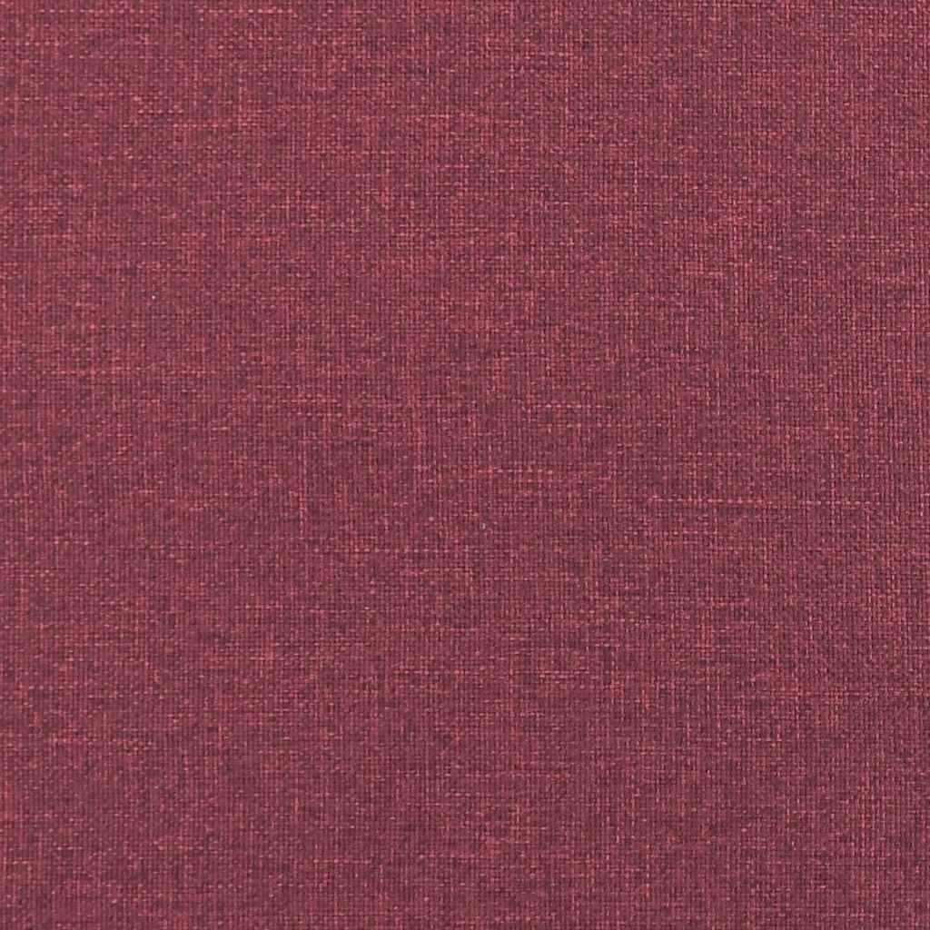 vidaXL Fauteuil 60 cm stof wijnrood