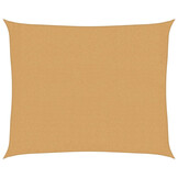 vidaXL Zonnezeil 2,5x3m HDPE Zandkleurig - 42% Korting!