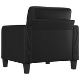 vidaXL Fauteuil Kunstleer Zwart (60 cm) - 47% Korting!