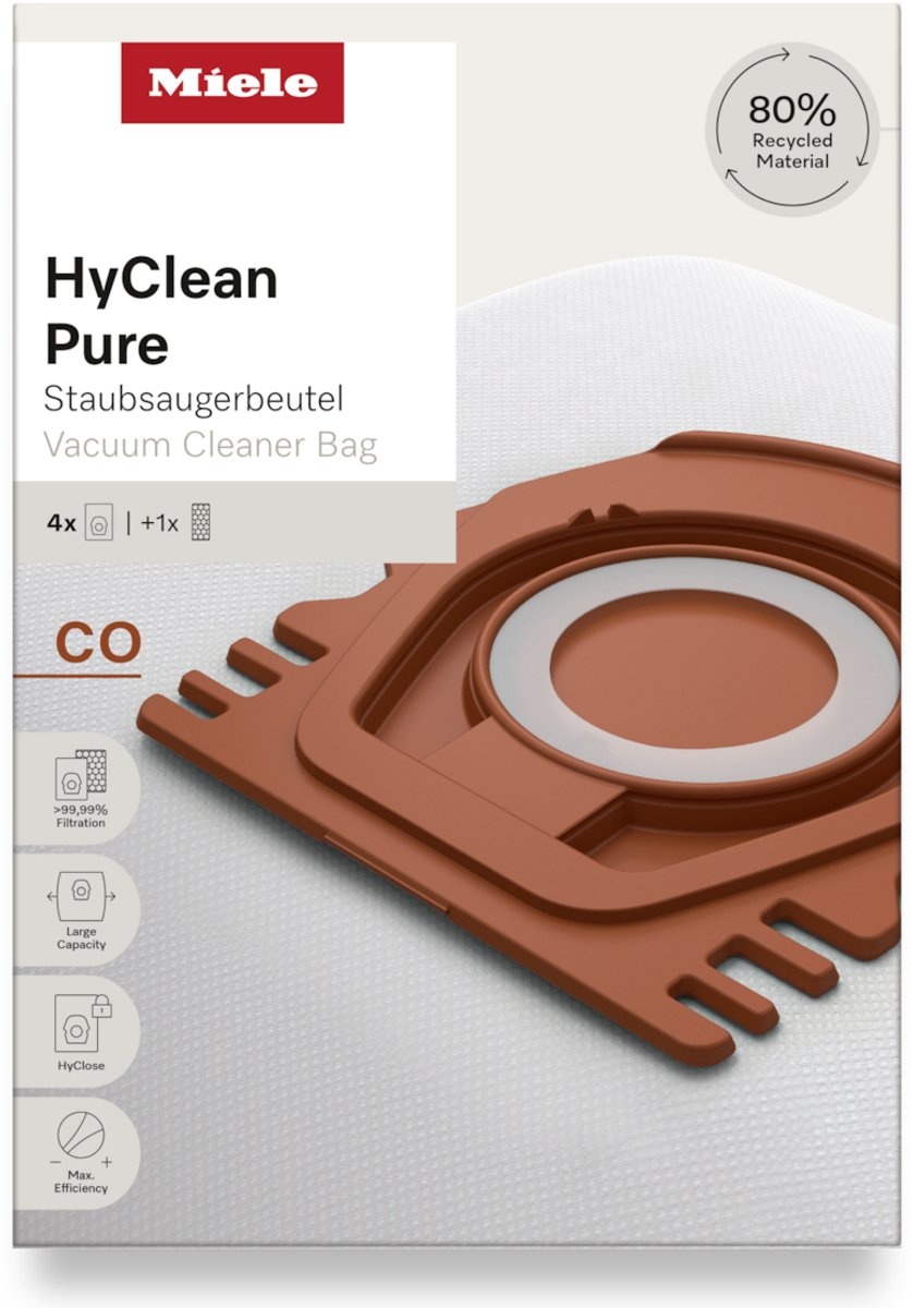 Miele CO HyClean Pure Stofzuigerzakken - 42% Korting! (Guard M1)
