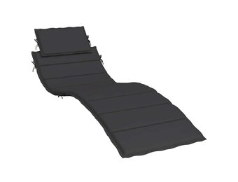 vidaXL Ligbedkussen Oxford Zwart - 62% Korting!