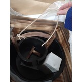 vidaXL Wensfontein met pomp, 57x50x112 cm Vurenhout - 68% Korting!