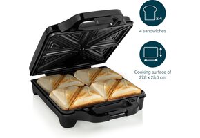Princess Sandwich Maker Supreme XXL - 4 Tosti's met 47% Korting!
