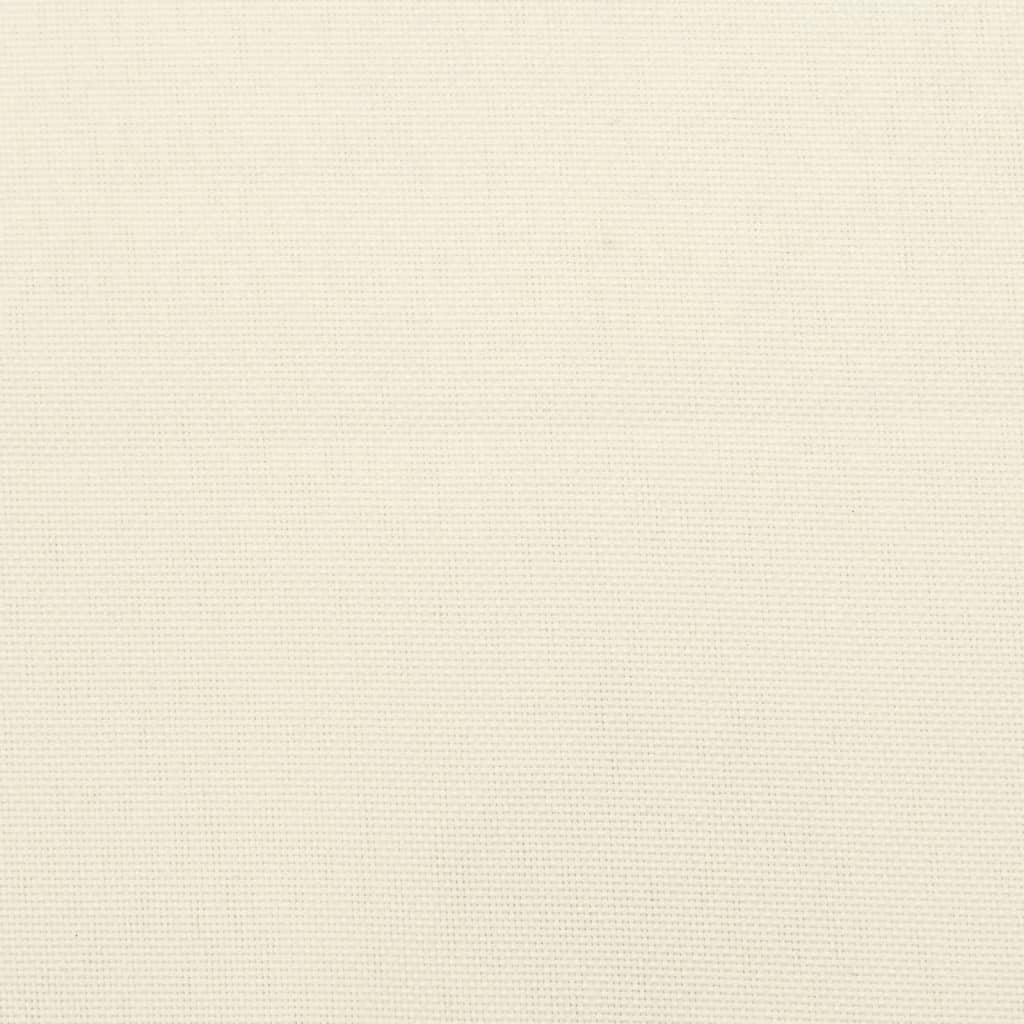 vidaXL Ligbedkussen 200x70x3 cm oxford stof crèmekleurig