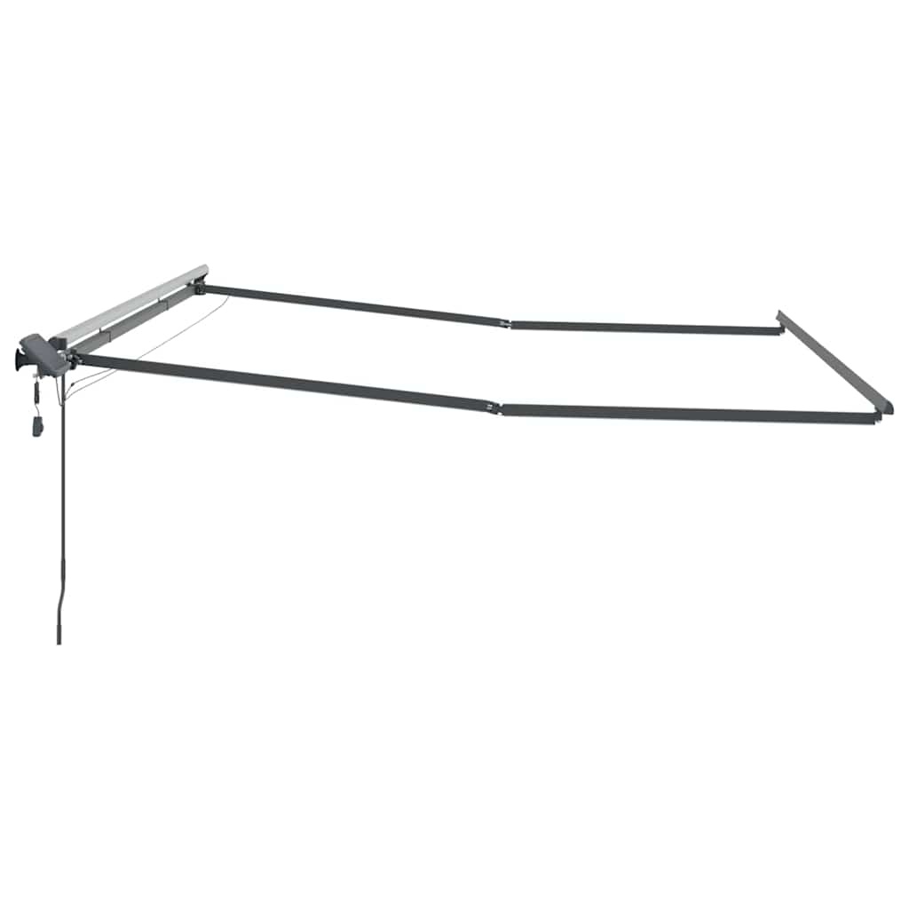 Markies met Handmatig Antraciet 4 × 3 m Metaal