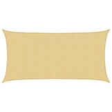 vidaXL Zonnezeil 5x2,5 m 100% polyester oxford zandkleurig