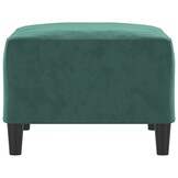 VidaXL Voetenbank 70x55x41 cm Fluweel Donkergroen - 49% Korting