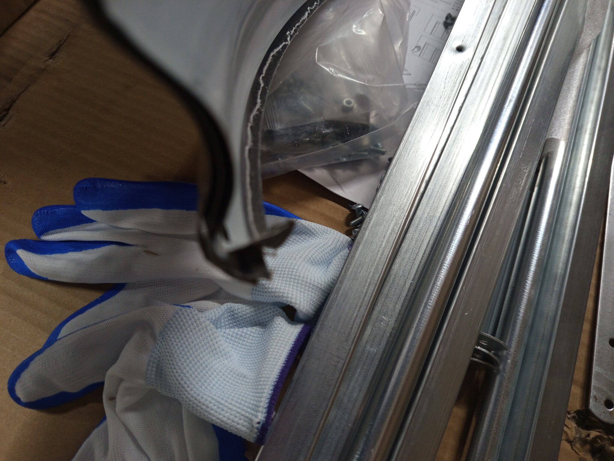 vidaXL Haardhoutopslag 80x45x120 cm gegalvaniseerd staal antraciet