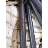 Inklapbare Hangstoel Egg Chair - Crème Zwart - 60% Korting!