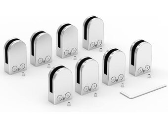 ROFMAPLE Glasklemmen (8 stuks) - 30% Korting!