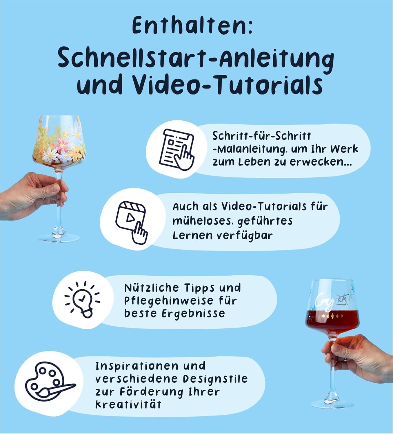 Pott'd DIY Weinglas Schilder Set - 30% Korting!