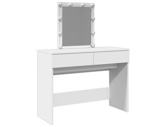 vidaXL Kaptafel met LED - Wit - 60% Korting!