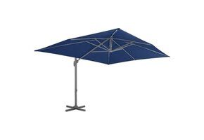 vidaXL Zweefparasol Azuurblauw 4x3m - 35% Korting