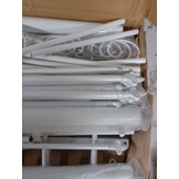 vidaXL Tuinhek Wit (165cm) - Nu 55% Korting!