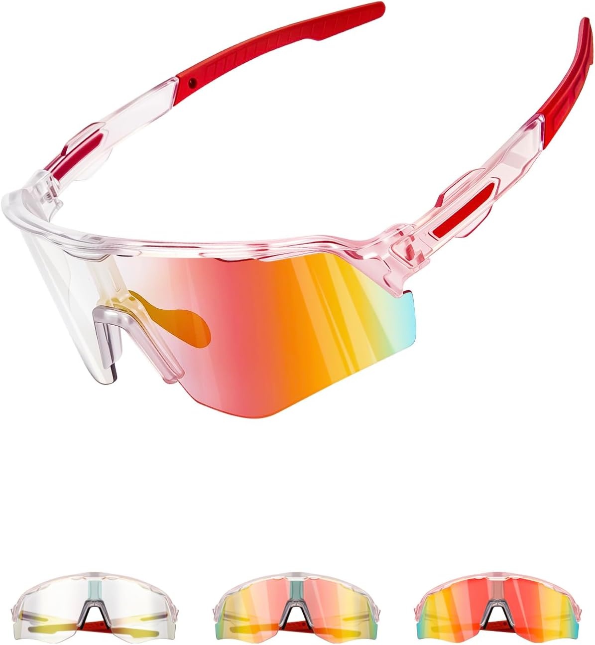 Fietsbril Dames Zelfkleurend - Fotochroom Frame - 30% Korting