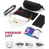 Fietsbril Dames Zelfkleurend - Fotochroom Frame - 30% Korting