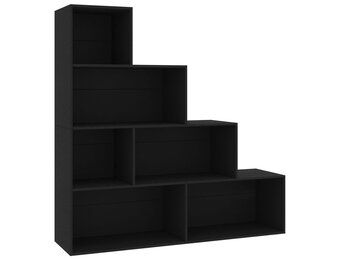 vidaXL Boekenkast/Kamerscherm 155x24x160 cm Zwart - 55% Korting!