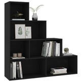 vidaXL Boekenkast/Kamerscherm 155x24x160 cm Zwart - 55% Korting!