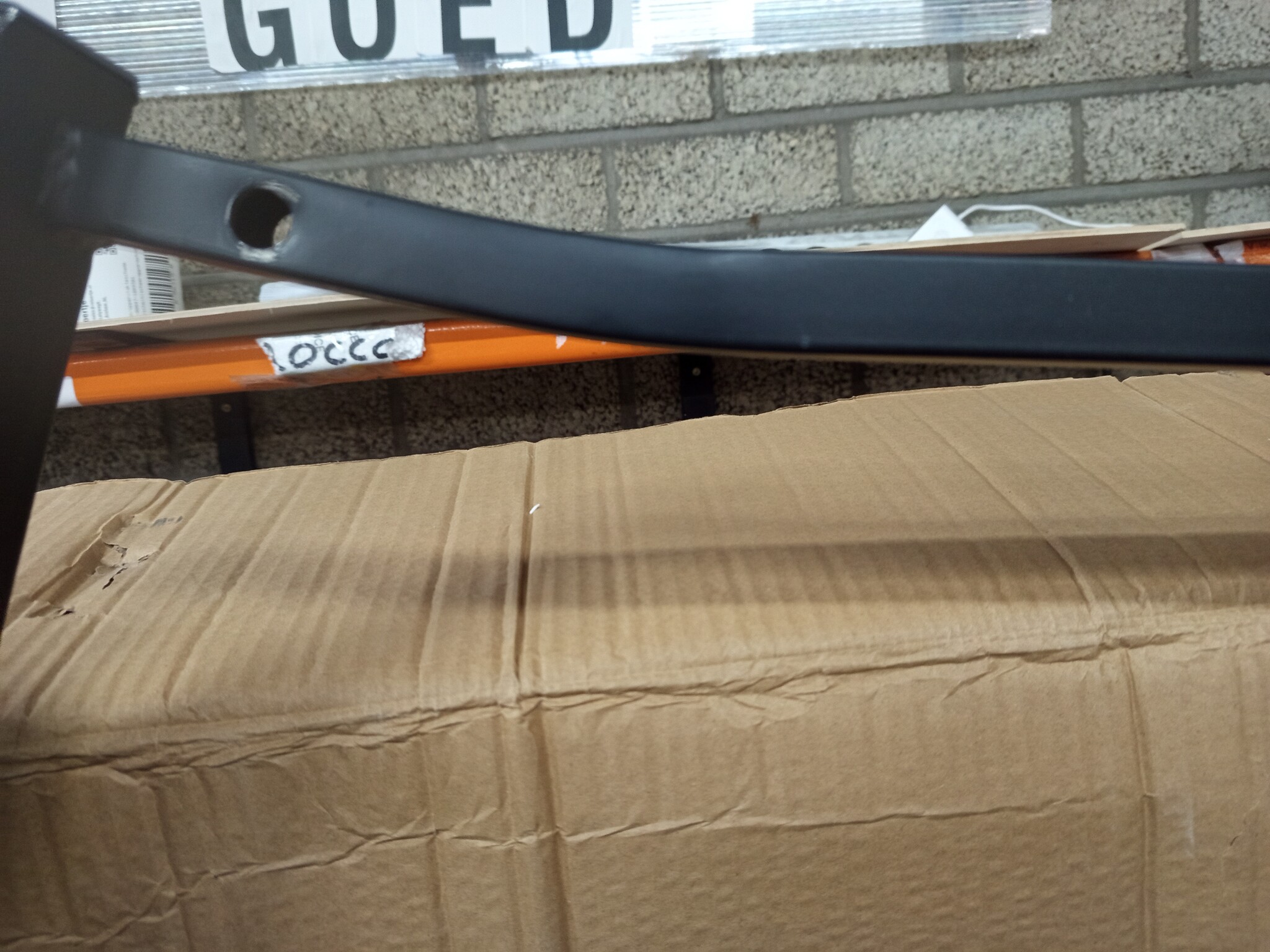 vidaXL Schommelbank 124 cm Staal Zwart - 60% Korting!