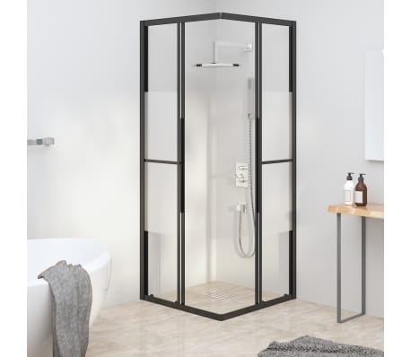 vidaXL Douchecabine 70x70x180 cm Zwart - 49% Korting!