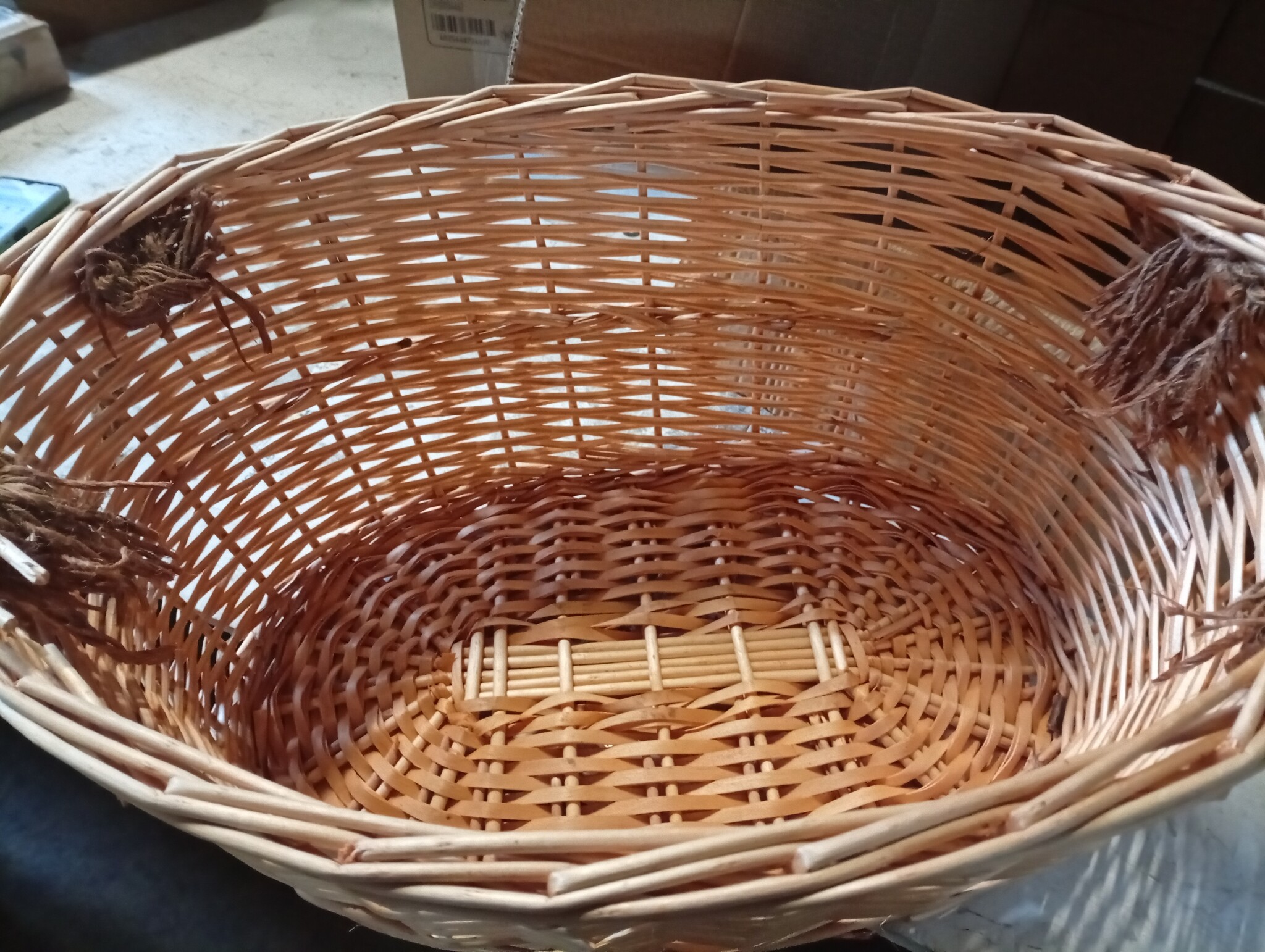 VidaXL Houtmand Wilgenhout 56x40x28 cm - Nu met 67% Korting!