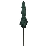 vidaXL Parasol 2x2m Groen - 49% Korting! Ongebruikt
