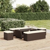 vidaXL Hocker met Kussen (110x30x40cm) - 64% Korting!
