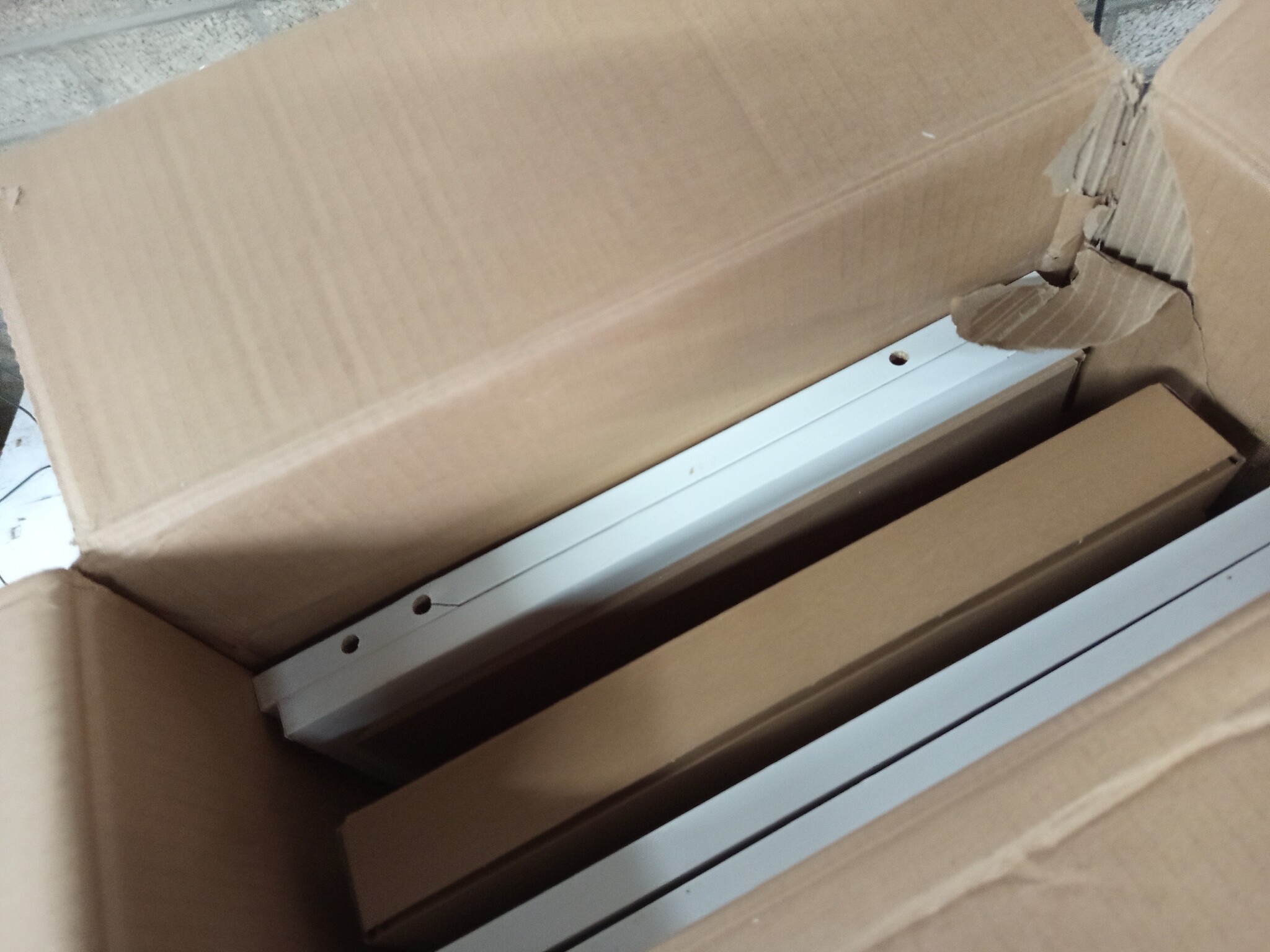 VidaXL Hoge Kast met Glazen Deuren Wit | 55% Korting!