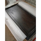 vidaXL Massief Houten Wastafelblad Donkerbruin - 200x50cm - 55% Korting