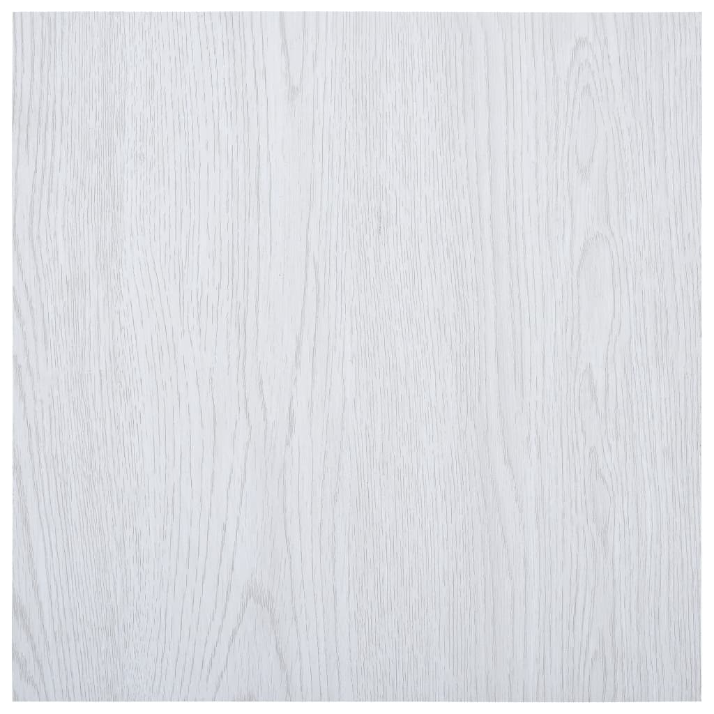 vidaXL Zelfklevende PVC Vloerplanken Wit - 5,11 m² | -35% Korting!
