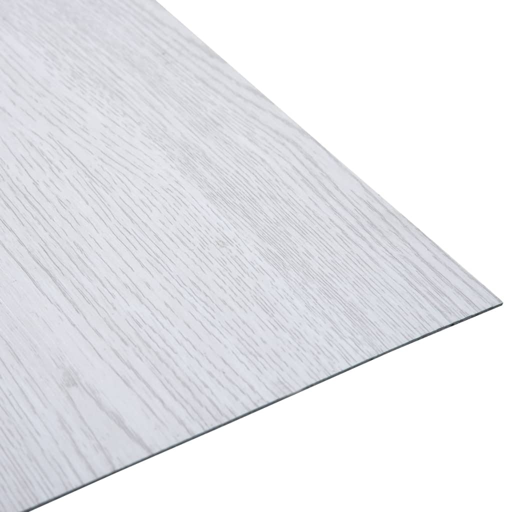 vidaXL Zelfklevende PVC Vloerplanken Wit - 5,11 m² | -35% Korting!