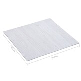 vidaXL Zelfklevende PVC Vloerplanken Wit - 5,11 m² | -35% Korting!