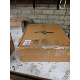 vidaXL Schommelstoel met Voetensteun Echt Leer Grijs - 55% Korting!