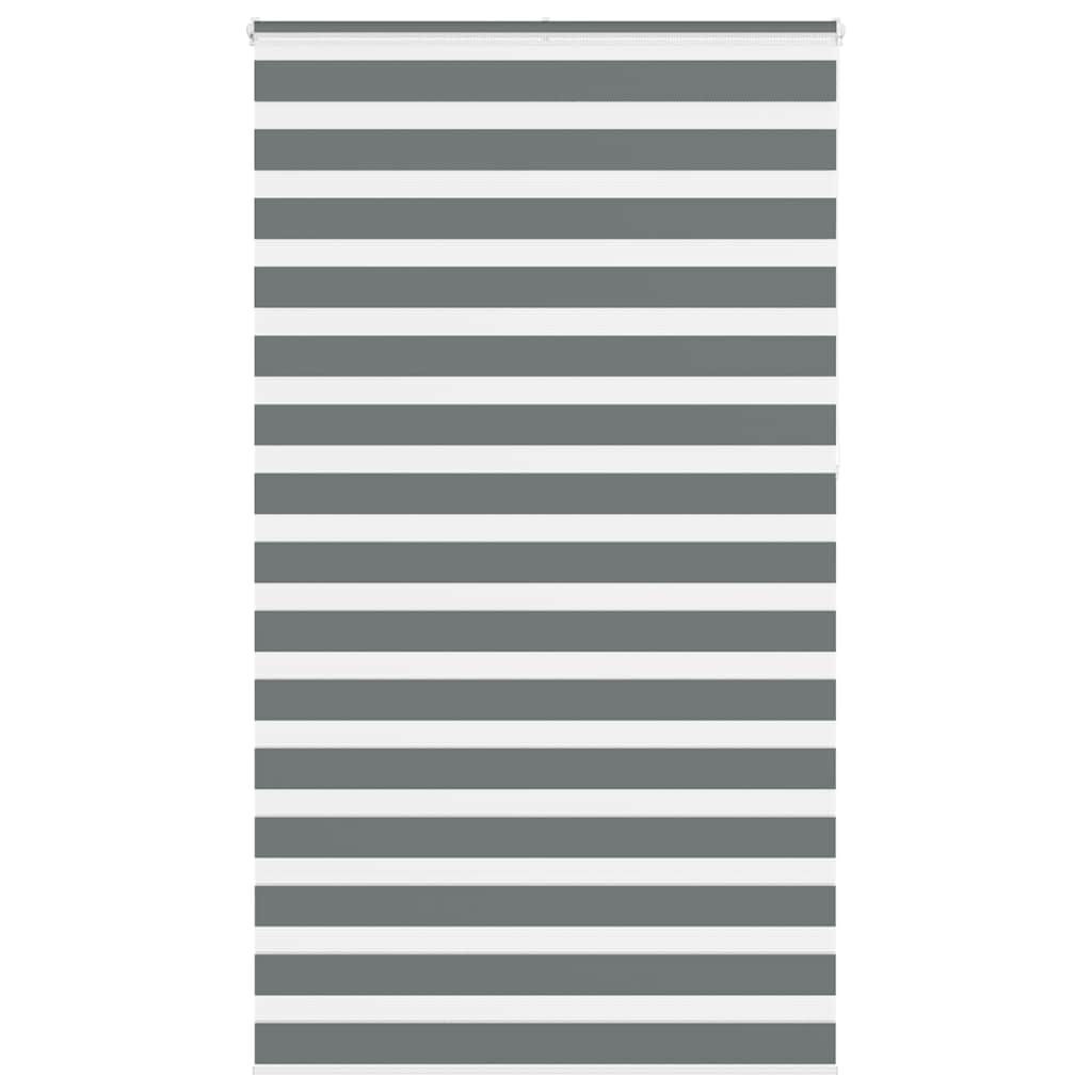 vidaXL Zebra rolgordijn donkergrijs - 35% korting!