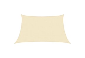 VidaXL Zonnezeil Crème 3/4x2m HDPE - 57% Korting!