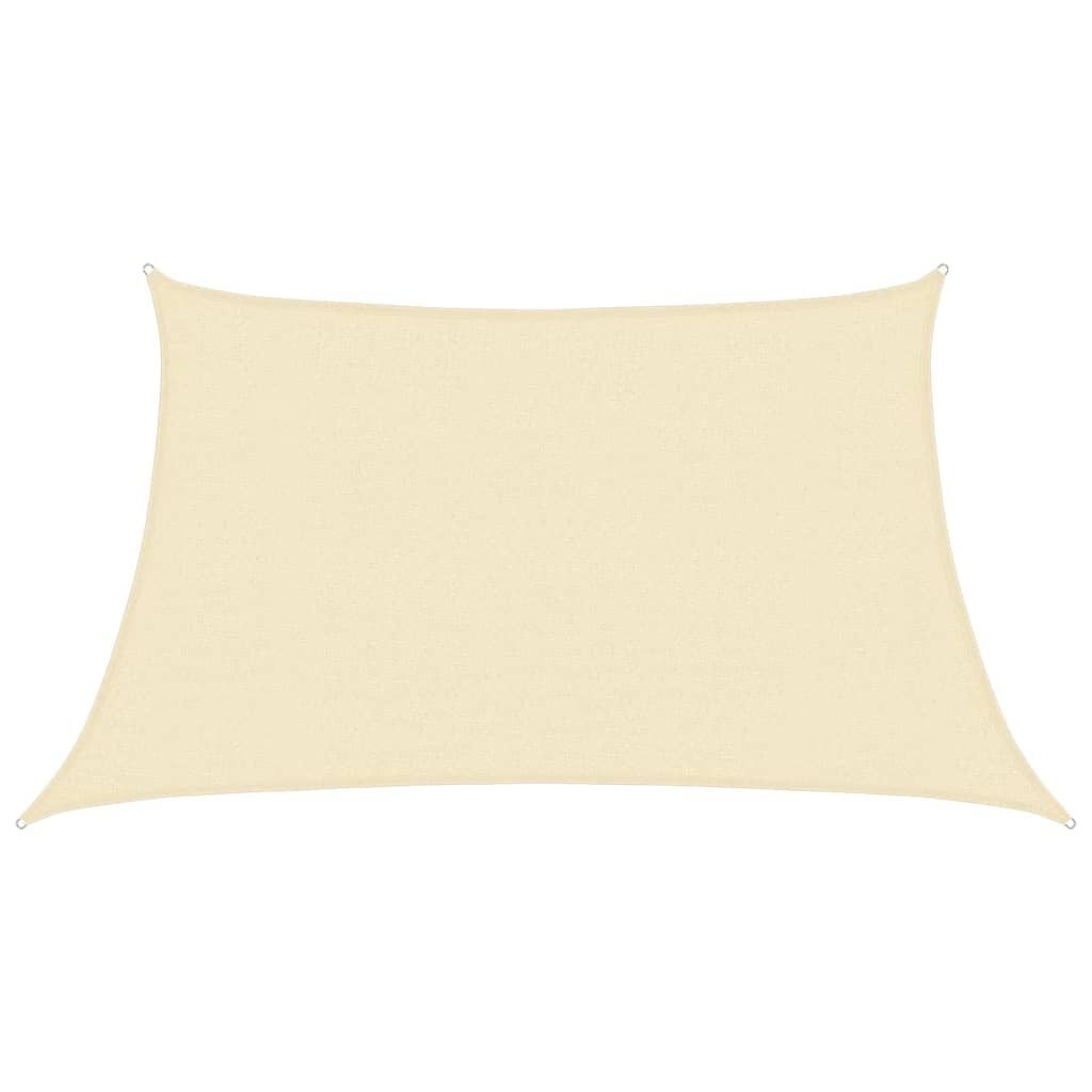 VidaXL Zonnezeil Crème 3/4x2m HDPE - 57% Korting!