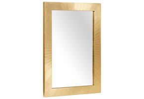 vidaXL Badkamer Spiegel Zwart/Goud 50x70cm | 76% Korting