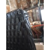 vidaXL Bartafel met Opbergrek - Zwart Poly Rattan | -55%