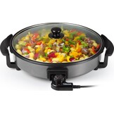 Tristar Elektrische hapjespan 1500W - PZ-2964 - Ø40cm Deksel - Maximale temperatuur 280⁰ C - PFAS-vrij