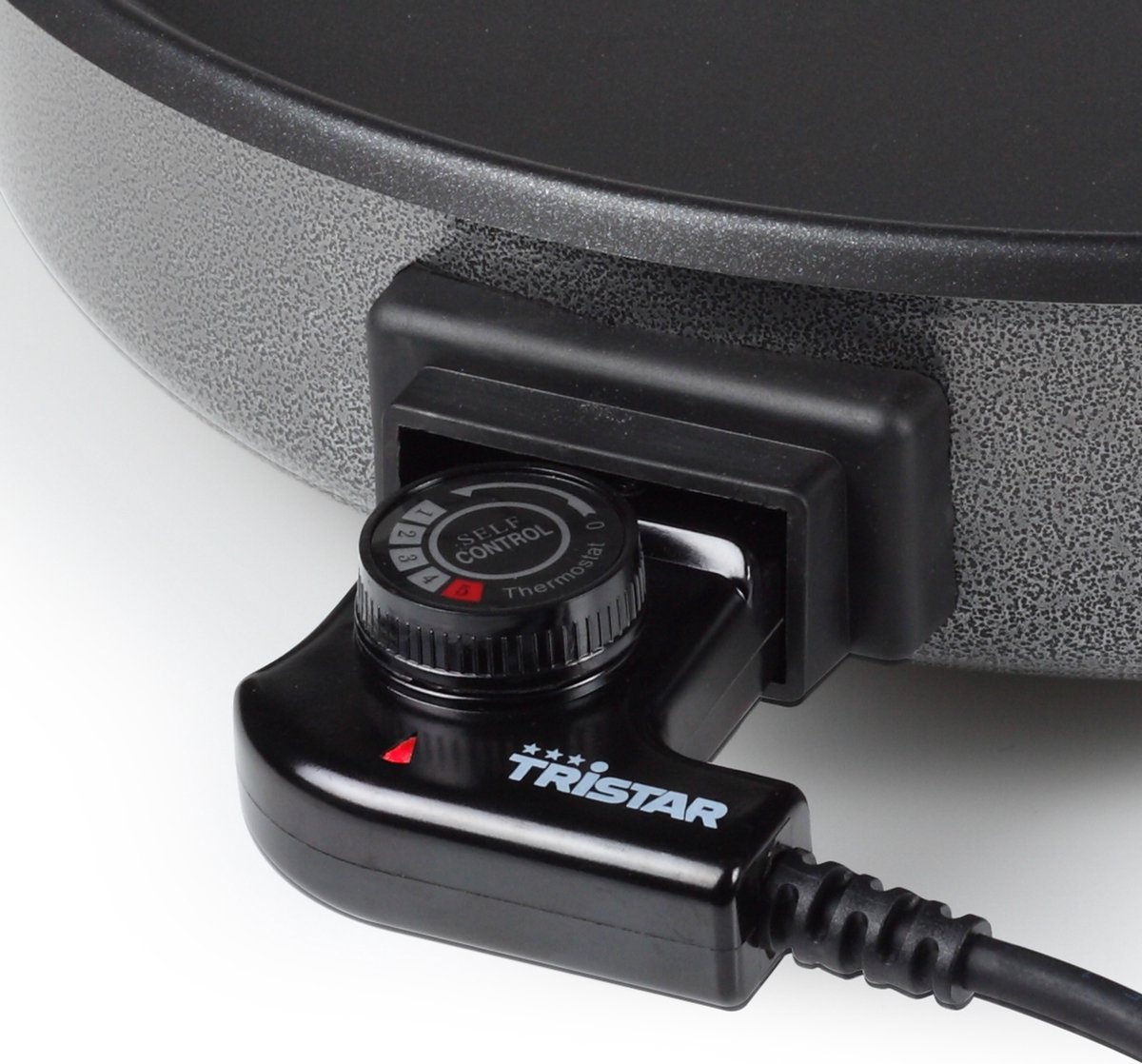 Tristar Elektrische hapjespan 1500W - PZ-2964 - Ø40cm Deksel - Maximale temperatuur 280⁰ C - PFAS-vrij