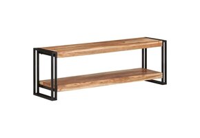 vidaXL TV-meubel Acaciahout (120cm) - Industriële Stijl - Nu 60% Korting!