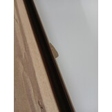 vidaXL Wandschappen 4 st 100x9x3 cm wit