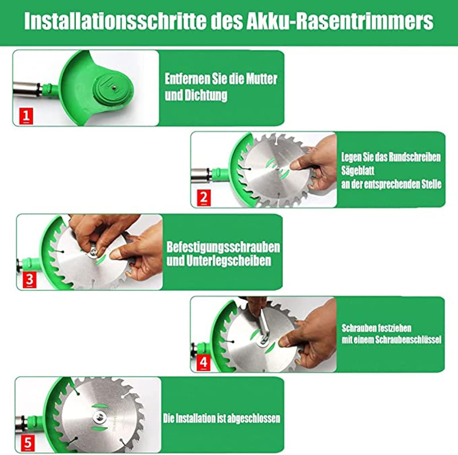 Grastrimmer met accu, grastrimmer met accu, 24 V accu, bosmaaier en accutrimmer, 90 graden draaibaar, voor gazononderhoud, oprit en tuin