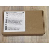 Transparante paraplu voor kinderen, winddicht, 8 echte vezelribben, gebogen handgreep, automatische opening en glasvezel, paraplu voor kinderen, jongens, meisjes, jongens, meisjes, Transparant, M