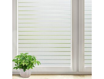 DOWELL Window Film Self Adhesive Privacy Film For Windows 90x400cm, Matte Anti-glare Window Film, Static Window Sticker For Shower, Office, Bathroom, Bedroom, Meeting Room